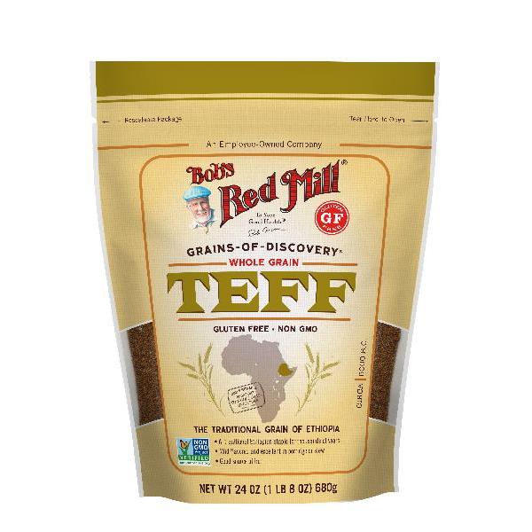 Bob's Red Mill Whole Grain Teff One Offour Pouches 24 Ounce Size - 4 Per Case.