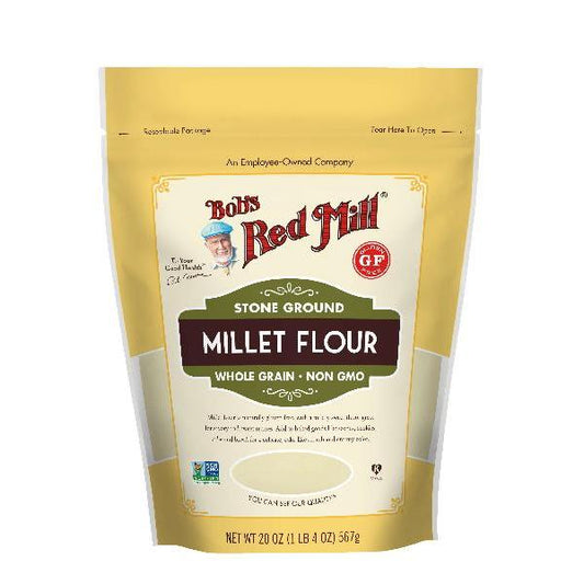 Bob's Red Mill Millet Flour One FourPouches 20 Ounce Size - 4 Per Case.