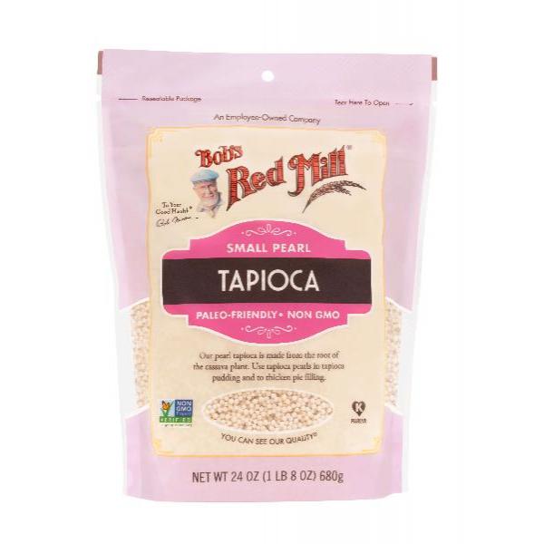 Bob's Red Mill Small Pearl Tapioca One Case Of Four Pouches 24 Ounce Size - 4 Per Case.