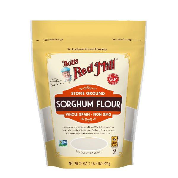 Bob's Red Mill Sorghum Flour One Four Resealable Pouches 22 Ounce Size - 4 Per Case.