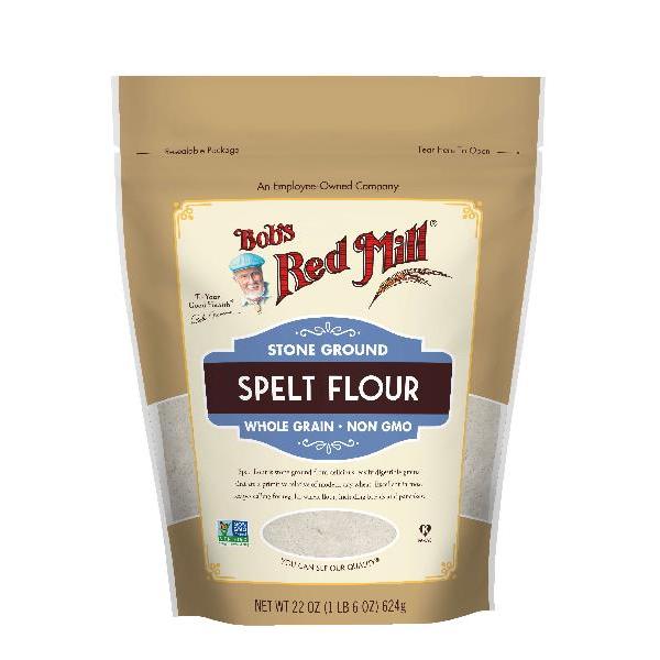 Bob's Red Mill Spelt Flour One FourPouches 22 Ounce Size - 4 Per Case.