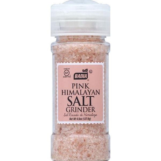 Badia Pink Himalayan Salt 4.5 Ounce Size - 8 Per Case.