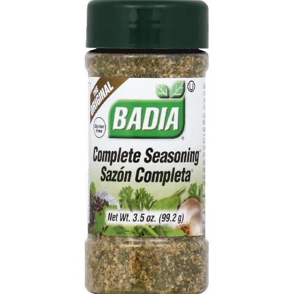 Badia Complete Seasoning 3.5 Ounce Size - 8 Per Case.