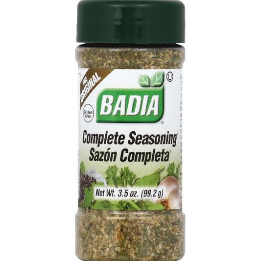 Badia Complete Seasoning 3.5 Ounce Size - 8 Per Case.