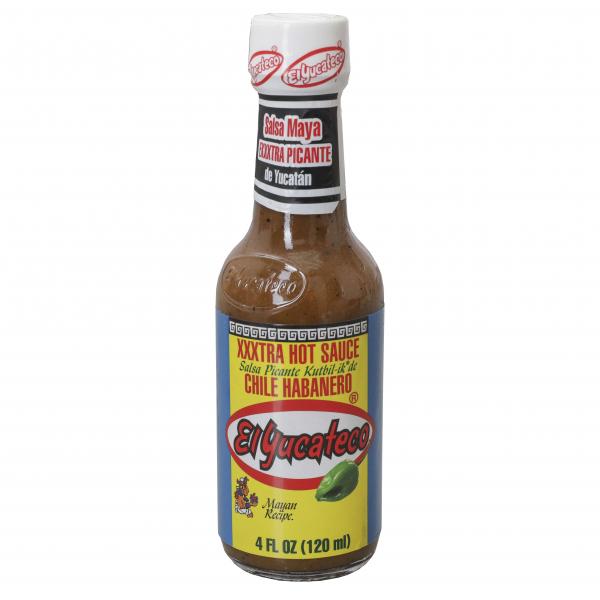 El Yucateco Extra Hot Haberno Sauce 4 Ounce Size - 12 Per Case.