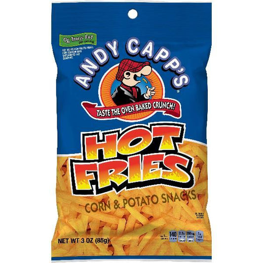 Andy Capp Hot 3 Ounce Size - 12 Per Case.