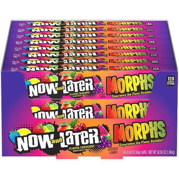 Now & Later Morphs Standardbar 2.44 Ounce Size - 288 Per Case.