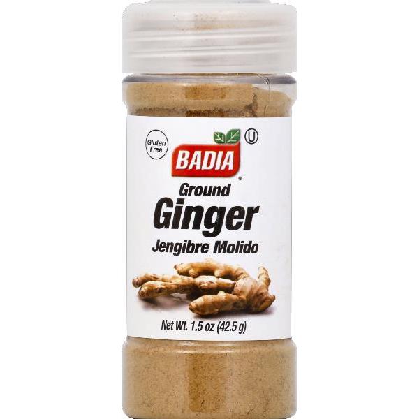 Badia Ginger Ground 1.5 Ounce Size - 8 Per Case.