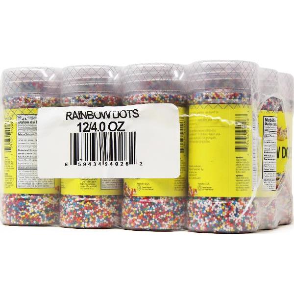 Lowes Nonpareils 4 Ounce Size - 12 Per Case.