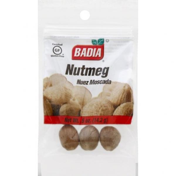 Badia Nutmeg Whole 0.5 Ounce Size - 576 Per Case.