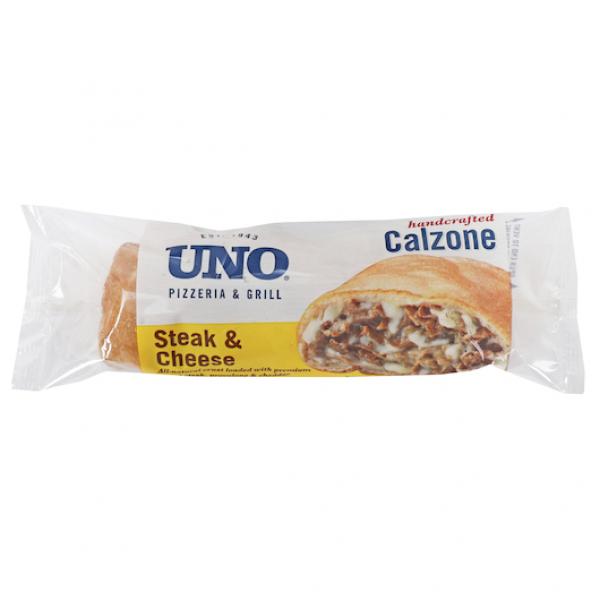 Uno Foods Inc Individual Steak & Cheese Calzone 8 Each - 1 Per Case.