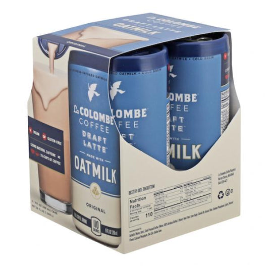 La Colombe Oat Milk Draft Latte Original 36 Fluid Ounce - 4 Per Case.