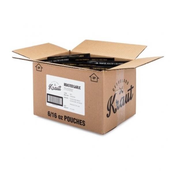 Cleveland Kitchen Roasted Garlic 16 Ounce Size - 6 Per Case.