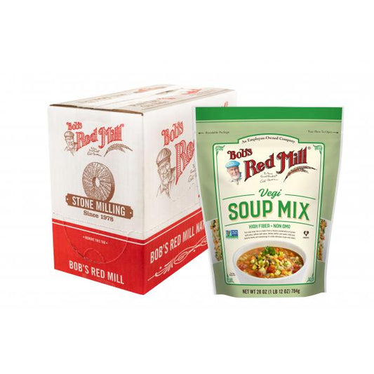 Bob's Red Mill Vegi Soup Mix One Four Pouches 28 Ounce Size - 4 Per Case.