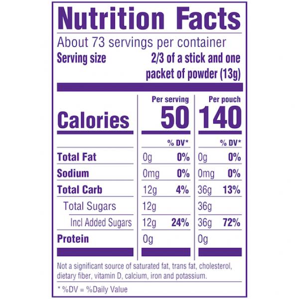 Lik M Aid Fun Dip Sour 1.4 Ounce Size - 288 Per Case.