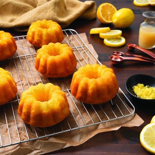 New Day Lemon Mini Bundt Cake 3 Ounce Size - 24 Per Case.