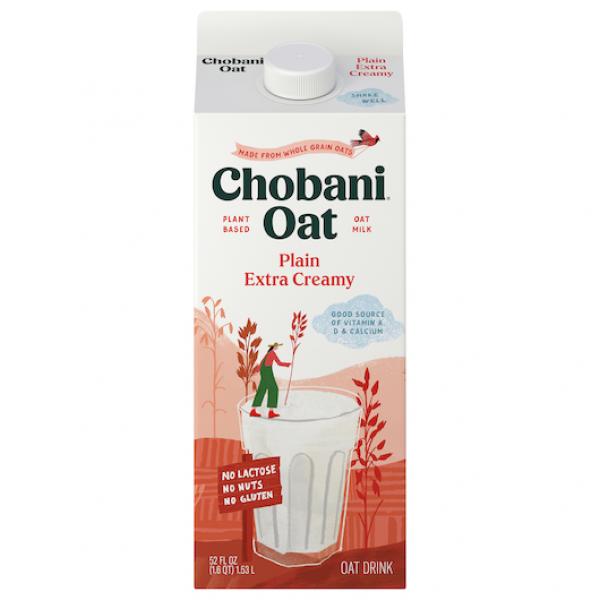 Chobani® Oat Plain Extra Creamy 52 Fluid Ounce - 6 Per Case.