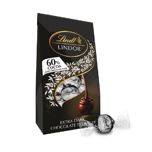 Lindt & Sprungli Lindor Extra Dark 5.1 Ounce Size - 6 Per Case.