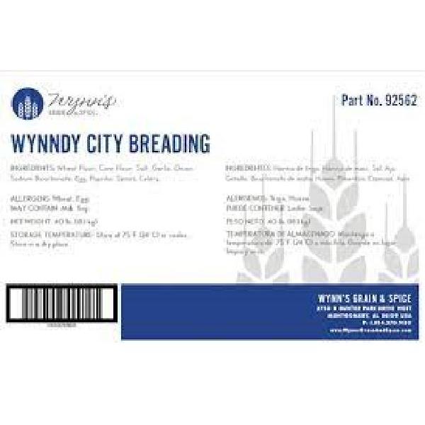 Wynn's Grain & Spice Wynndy City Breading 40 Pound Each - 1 Per Case.