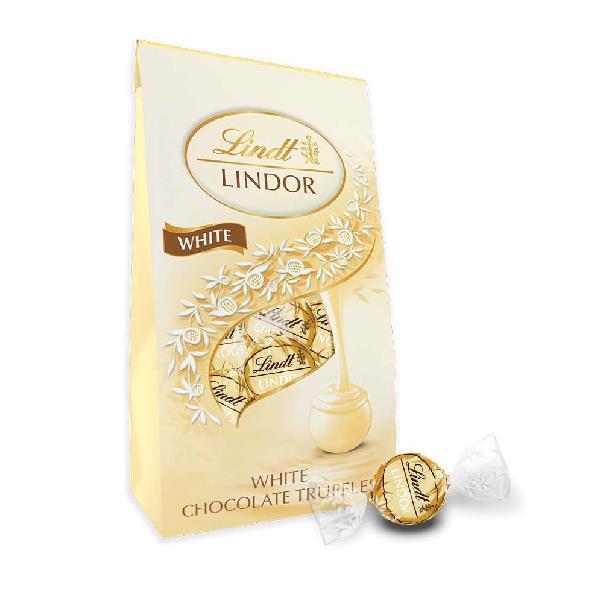 Lindt & Sprungli USA Inc Lindor White Bag 5.1 Ounce Size - 6 Per Case.