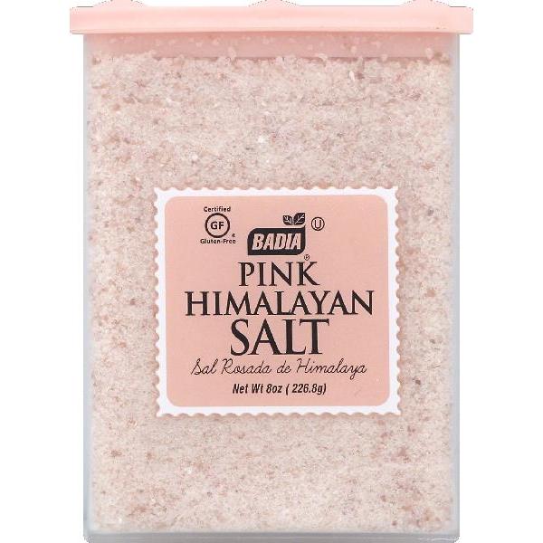 Badia Pink Himalayan Salt 8 Ounce Size - 12 Per Case.