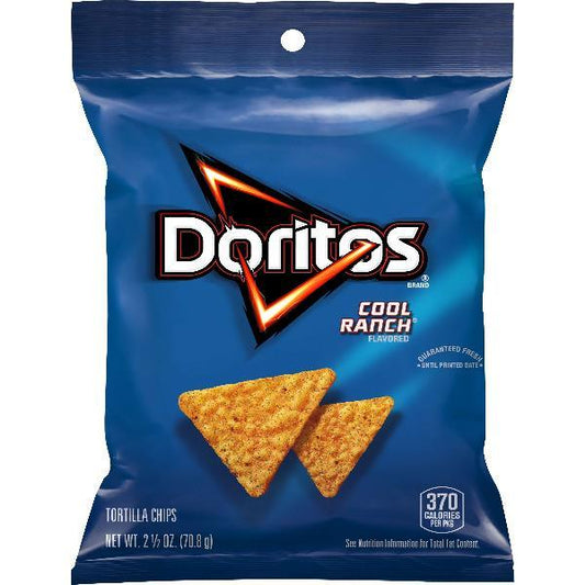 Doritos Cra Cool Ranch 2.5 Ounce Size - 24 Per Case.