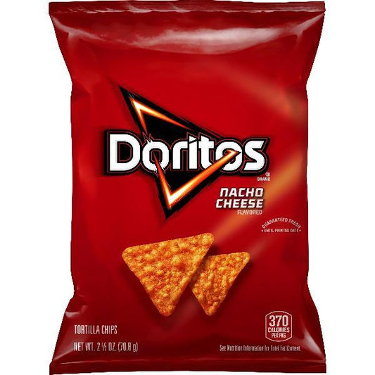 Doritos Nacho 2.5 Ounce Size - 24 Per Case.