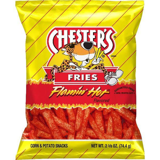 Chester's Flamin' Hot FriesXvl 2.625 Ounce Size - 28 Per Case.