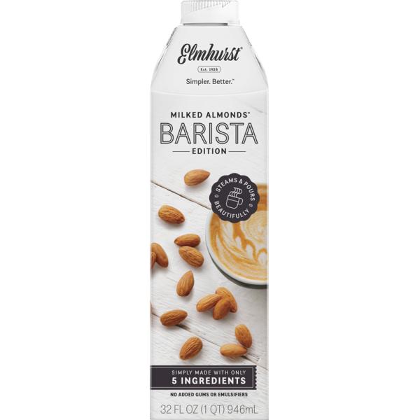 Elmhurst Milked Milked Almond Barista 32 Fluid Ounce - 6 Per Case.