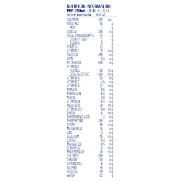 Compleat Pediatric Unflavored Ready To Drink ML Cartons 8.45 Fluid Ounce - 24 Per Case.