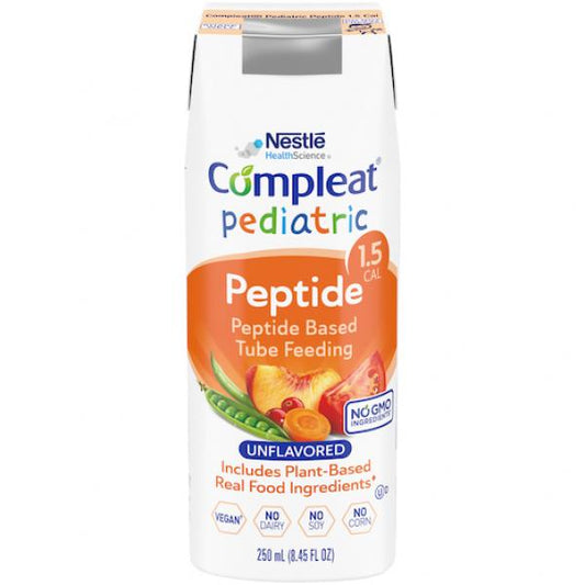 Compleat Pediatric Unflavored Ready To Drink ML Cartons 8.45 Fluid Ounce - 24 Per Case.