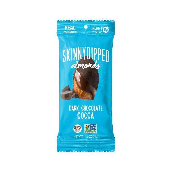 Skinny Dipped Almonds Cocoa Skinny Dipped Almonds 1.2 Ounce Size - 40 Per Case.