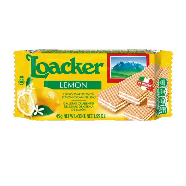 Loacker Classic Lemon 1.59 Ounce Size - 144 Per Case.