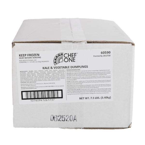 Sfs Chef One Kale & Veg Dumpling Lbs40 Ounce Size - 3 Per Case.