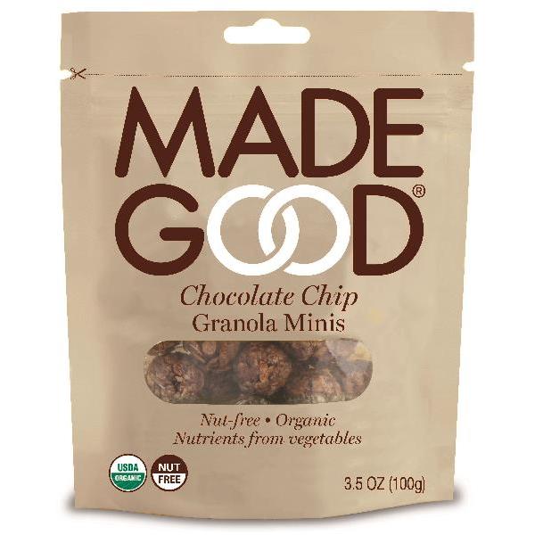 Madegood Chocolate Chip Granola Minis Pouch 1 Count Packs - 6 Per Case.