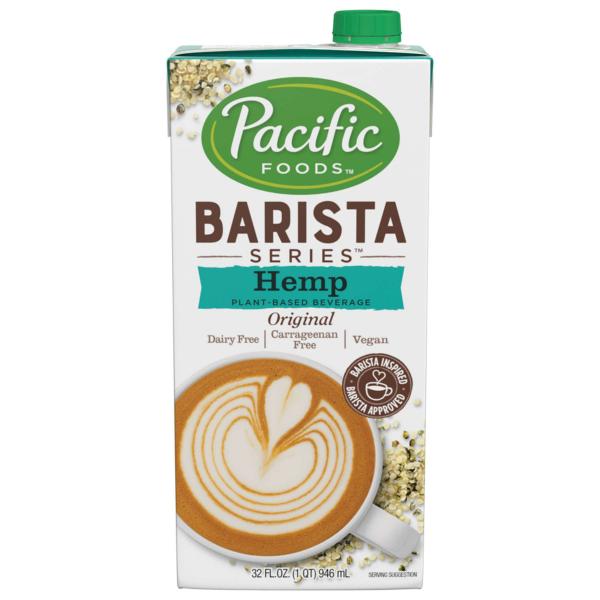 Pacific Foods Barista Series Hemp Original32 Fluid Ounce - 12 Per Case.