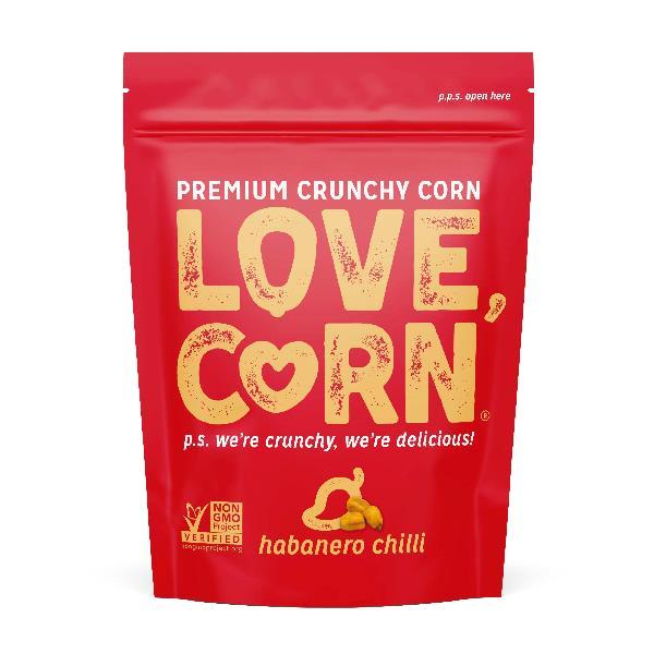 Love Corn Habanero Impulse Bag 1.6 Ounce Size - 10 Per Case.