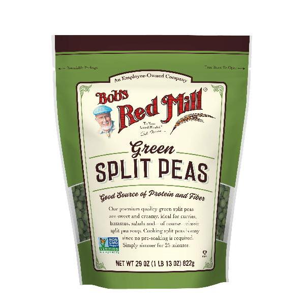 Bob's Red Mill Green Split Peas 29 Ounce Size - 4 Per Case.