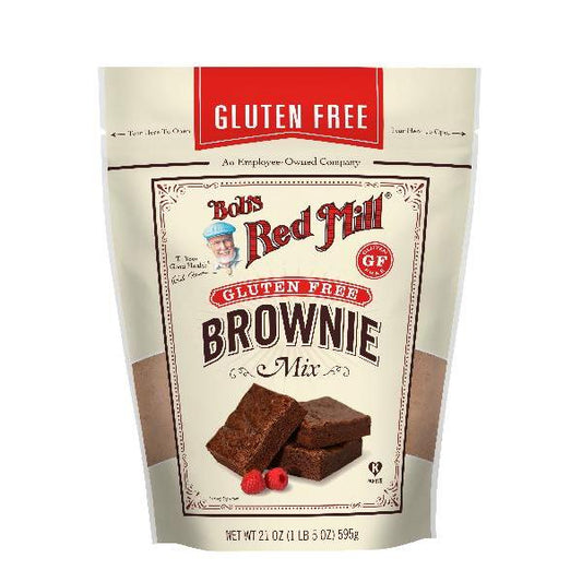 Bob's Red Mill Gluten Free Brownie Mix One Four Pouches 21 Ounce Size - 4 Per Case.