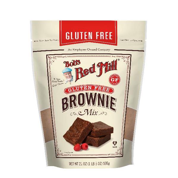 Bob's Red Mill Gluten Free Brownie Mix One Four Pouches 21 Ounce Size - 4 Per Case.