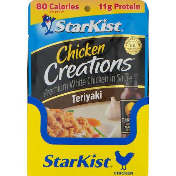 Starkist Chicken Creations Teriyaki 2.6 Ounce Size - 12 Per Case.