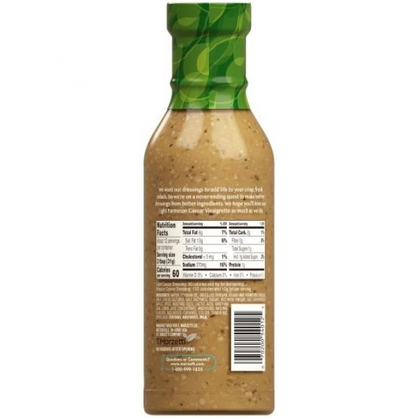 Light Caesar Vinaigrette 12 Fluid Ounce - 6 Per Case.