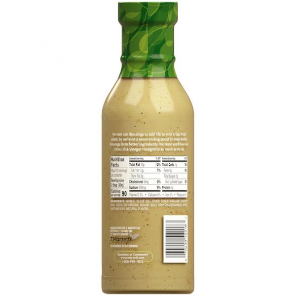 Olive Oil & Vinegar Vinaigrette 12 Fluid Ounce - 6 Per Case.