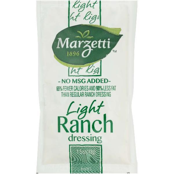 Light Ranch Dressing 1.5 Ounce Size - 60 Per Case.