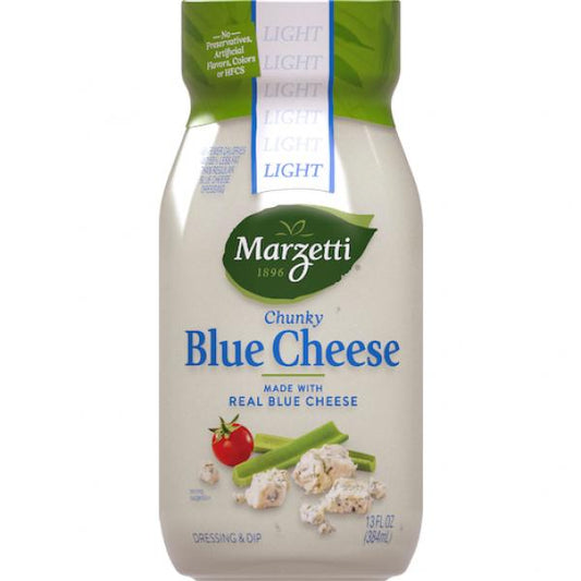 Marzetti Chef Pierre Light Chunky Blue Cheese Dressing 13 Fluid Ounce - 6 Per Case.