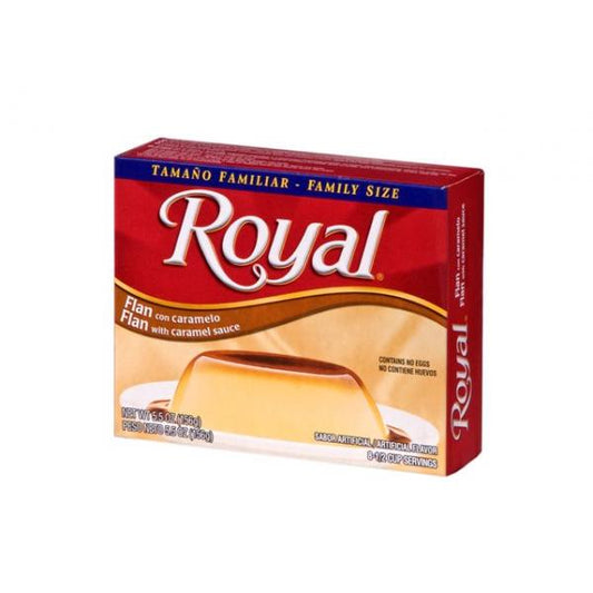 Royal Flan Dessert With Caramel 5.5 Ounce Size - 12 Per Case.