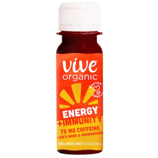 Vive Organic Energy Focus 2 Fluid Ounce - 12 Per Case.