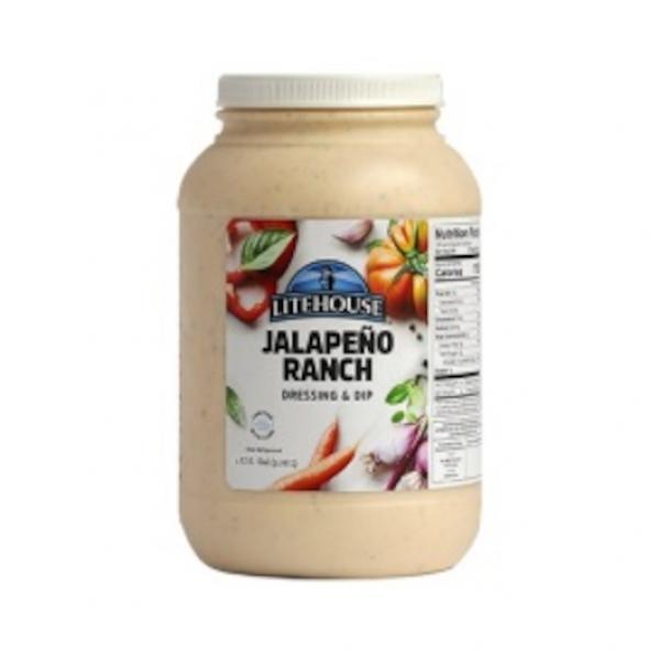 Litehouse Premium Jalapeno Ranch 1 Gallon - 2 Per Case.