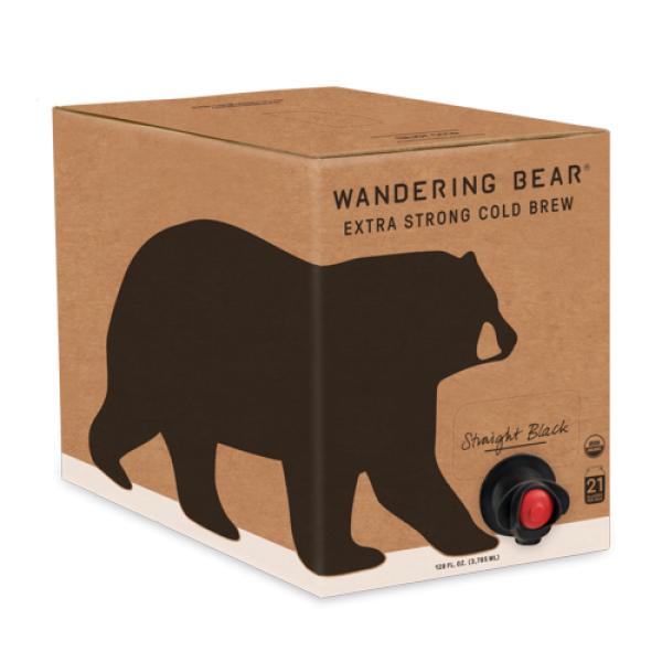 Wandering Bear Coffee Black Cold Brew 18 Pound Each - 2 Per Case.