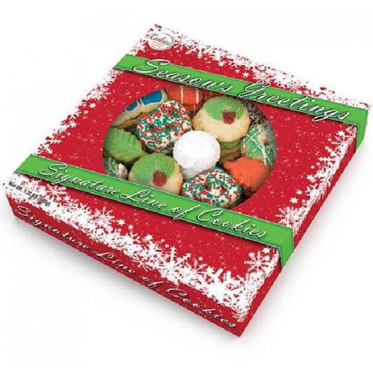 Cookies United Seasons Greetings Gift Box 1.5 Pound Each - 10 Per Case.